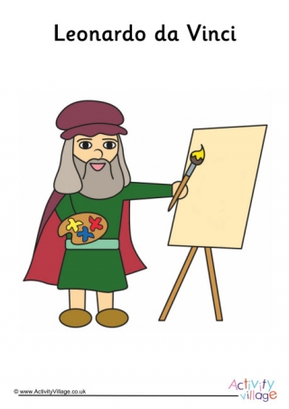 Leonardo da Vinci Poster