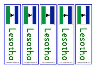 Lesotho Bookmarks