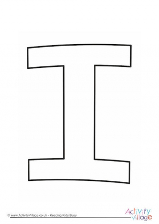 letter i colouring pages