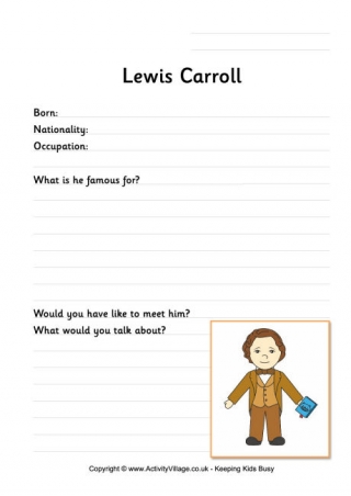 Lewis Carroll Worksheet