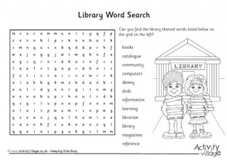 Library Word Search 2
