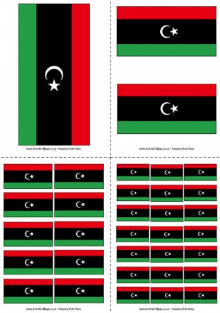 Libya Flag Printable