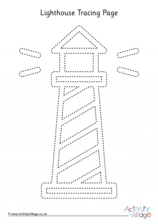 Lighthouse tracing page