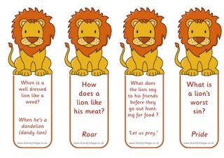 Lion Bookmarks