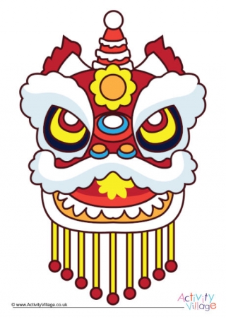 Lion Dance Mask