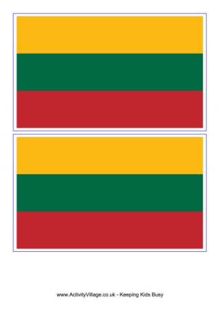 Lithuania Flag Printable