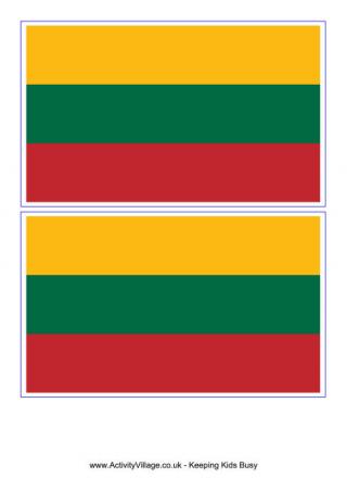 Lithuania Flag Printable