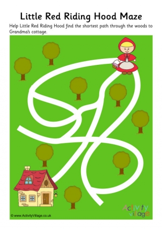 Little Red Riding Hood Maze