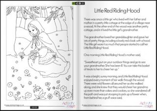 Little Red Riding Hood Story Flipbook