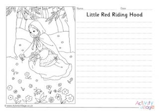 Little Red Riding Hood Story Paper