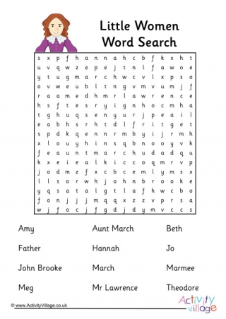 Little Women Word Search