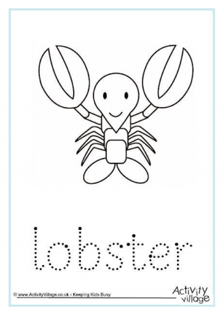 Lobster Word Tracing