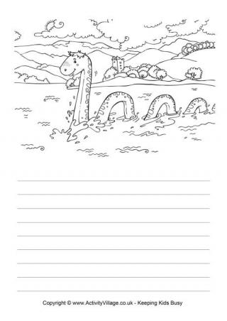 Loch Ness Monster Story Paper