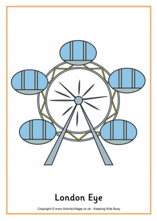 London Eye Poster