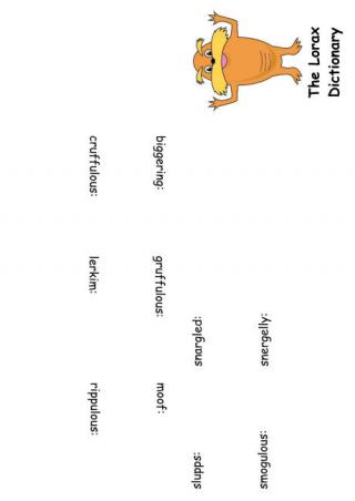 Lorax Dictionary