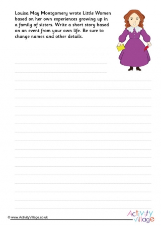 Louisa May Alcott Writing Prompt