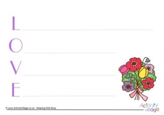 Love Acrostic Poem Printable