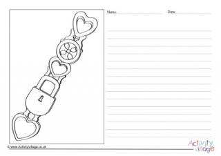 Love Spoon Story Paper