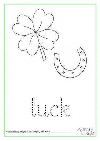 Luck Word Tracing