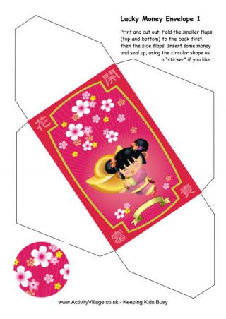 Lucky Money Envelope Pink - Girl