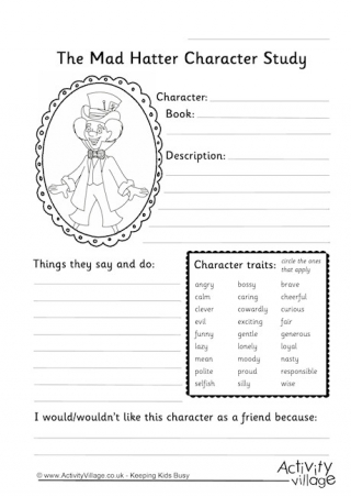 Mad Hatter Character Study