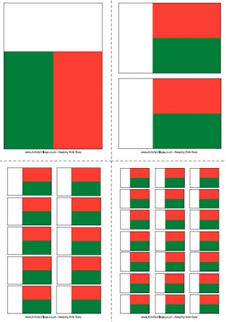 Madagascar Flag Printable