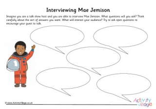 Mae Jemison Interview Worksheet 