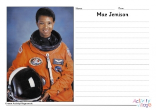 Mae Jemison Story Paper 2