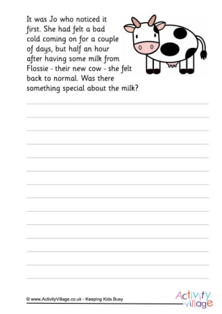 Magic Milk Story Starter
