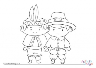 thanksgiving colouring pages