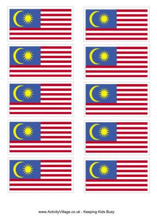 Malaysia Flag Printable
