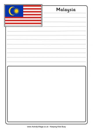 Malaysia Notebooking Page