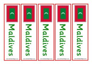 Maldives Bookmarks