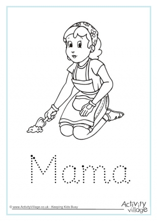Mama Word Tracing