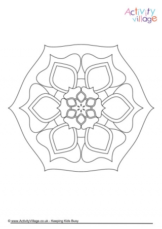 Mandala Colouring Page 2