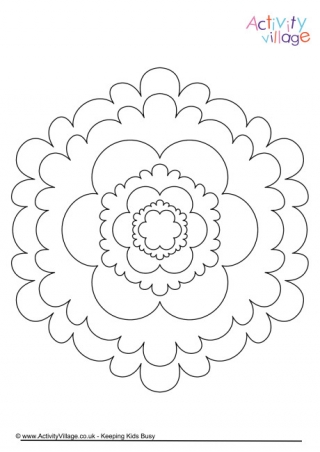 Mandala Colouring Page 3