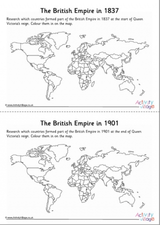 Mapping The British Empire Worksheet
