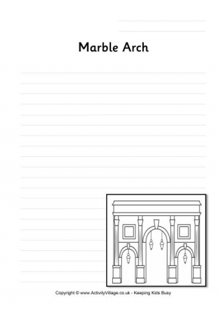 Marble Arch Writing Page