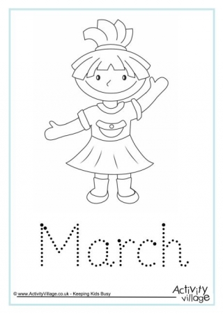 March Word Tracing