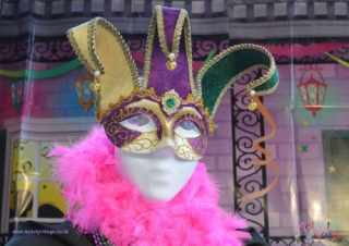 Mardi Gras decorations poster