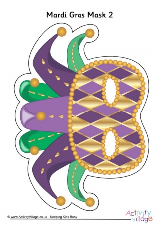 Mardi Gras Mask 2