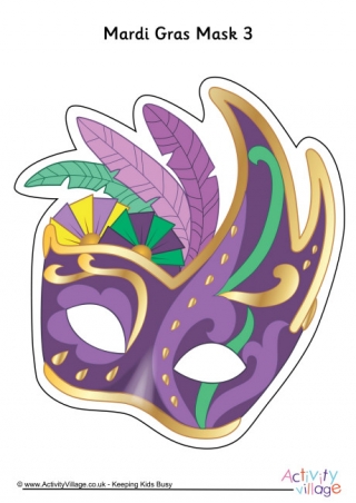 Mardi Gras Mask 3