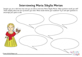 Maria Sibylla Merian Interview Worksheet