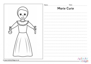 Marie Curie Story Paper