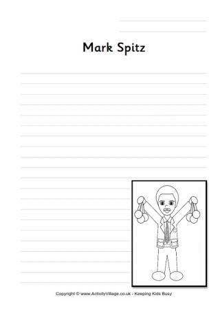 Mark Spitz Writing Page