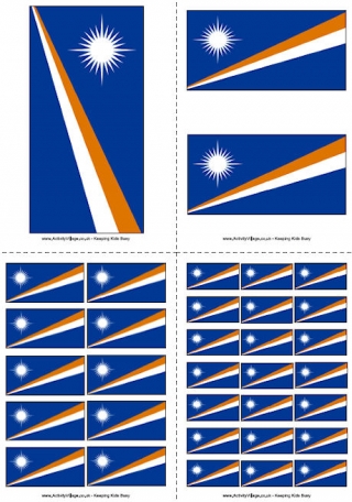 Marshall Islands Flag Printable