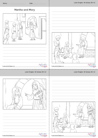 Martha And Mary Story Paper
