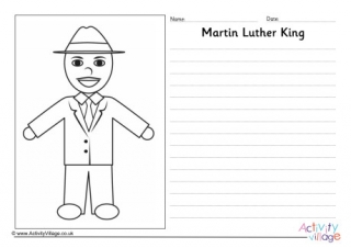 Martin Luther King Story Paper