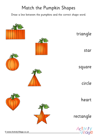 Match the Pumpkin Shapes 2