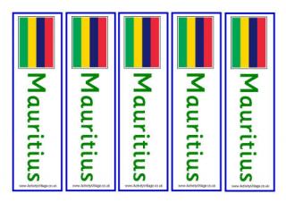Mauritius Bookmarks
